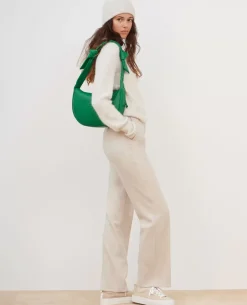 Femme Comptoir des Cotonniers Blandine - Pantalon Droit En Flanelle