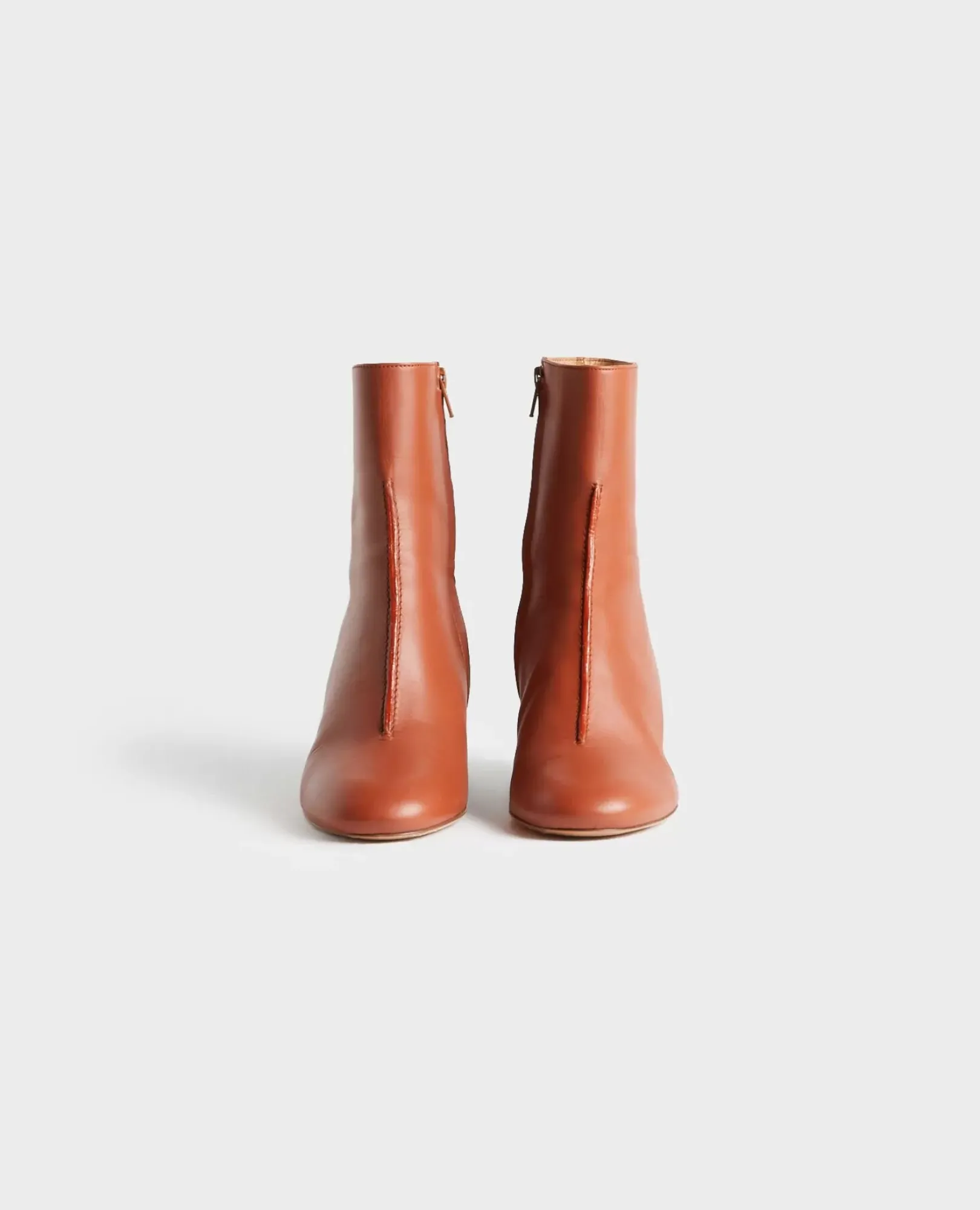 Femme Comptoir des Cotonniers Boots A Talon En Cuir
