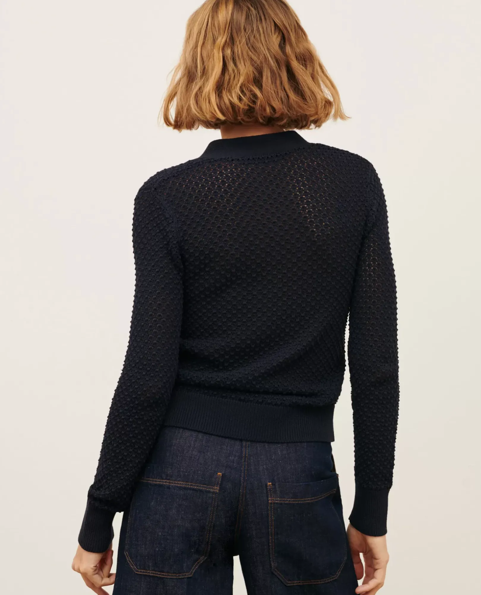 Femme Comptoir des Cotonniers Cardigan Ajoure En Coton
