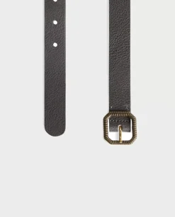 Femme Comptoir des Cotonniers Ceinture Fine En Cuir