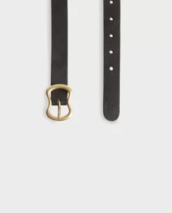 Femme Comptoir des Cotonniers Ceinture Fine En Cuir