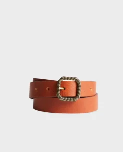 Femme Comptoir des Cotonniers Ceinture Fine En Cuir