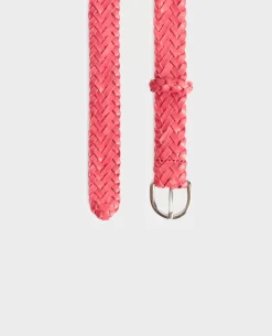 Femme Comptoir des Cotonniers Ceinture Fine Tressee En Cuir