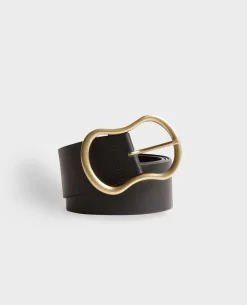 Femme Comptoir des Cotonniers Ceinture Large En Cuir