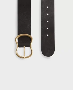 Femme Comptoir des Cotonniers Ceinture Large En Cuir