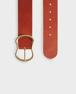 Femme Comptoir des Cotonniers Ceinture Large En Cuir