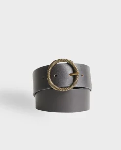 Femme Comptoir des Cotonniers Ceinture Large En Cuir