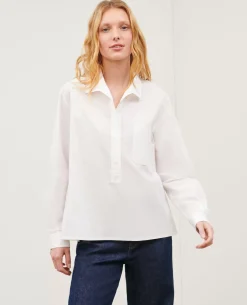 Femme Comptoir des Cotonniers Chemise Caftan Ample En Coton