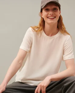 Femme Comptoir des Cotonniers Corinne - T-Shirt En Soie