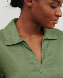 Femme Comptoir des Cotonniers Daisy - Robe Iconique En Lin
