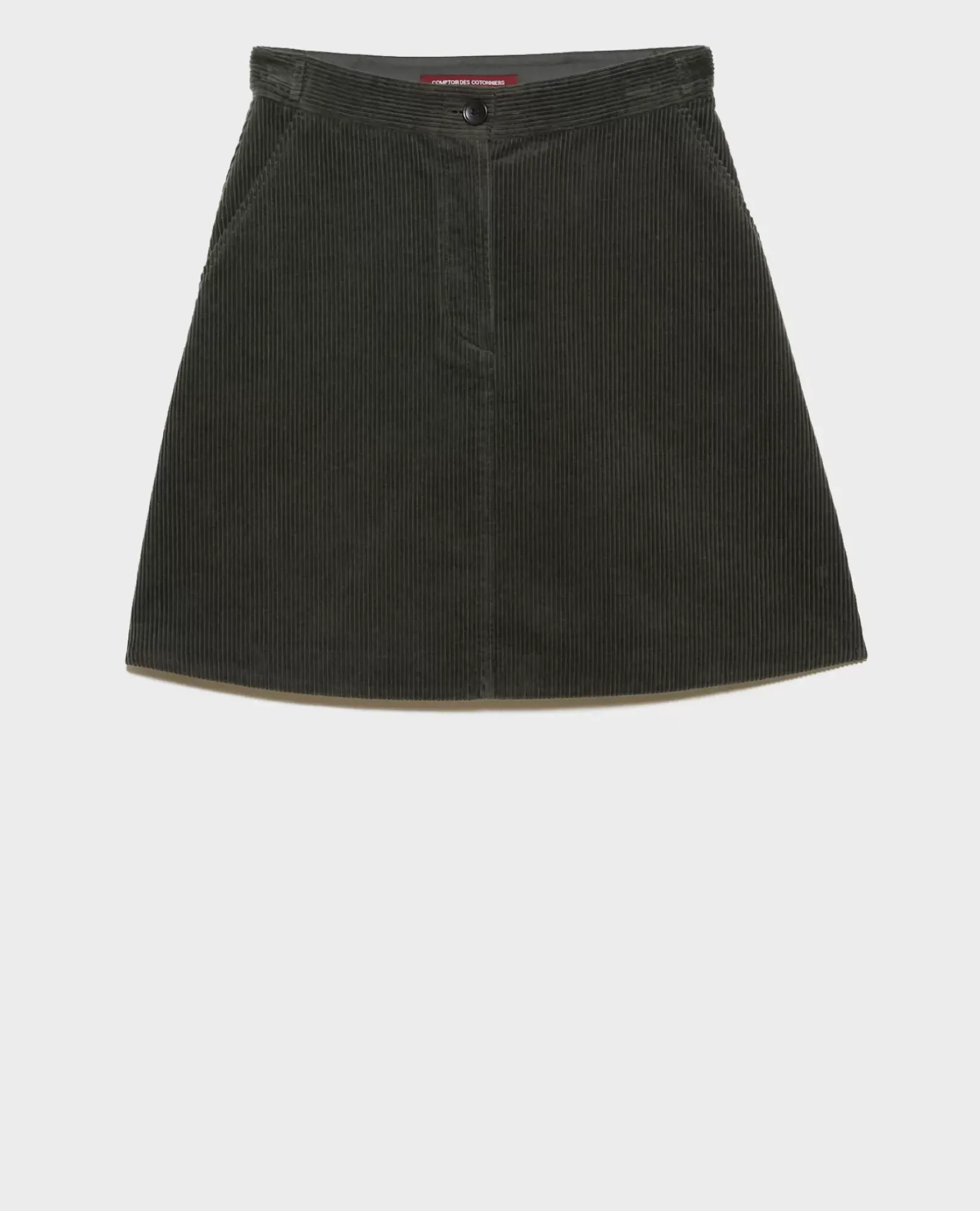 Femme Comptoir des Cotonniers Jupe Courte En Velours Cotele