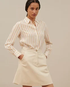 Femme Comptoir des Cotonniers Jupe Courte En Velours Cotele