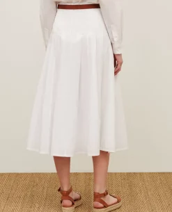 Femme Comptoir des Cotonniers Jupe Longue En Coton