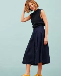 Femme Comptoir des Cotonniers Jupe Longue En Lin