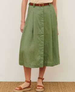 Femme Comptoir des Cotonniers Jupe Longue En Lin