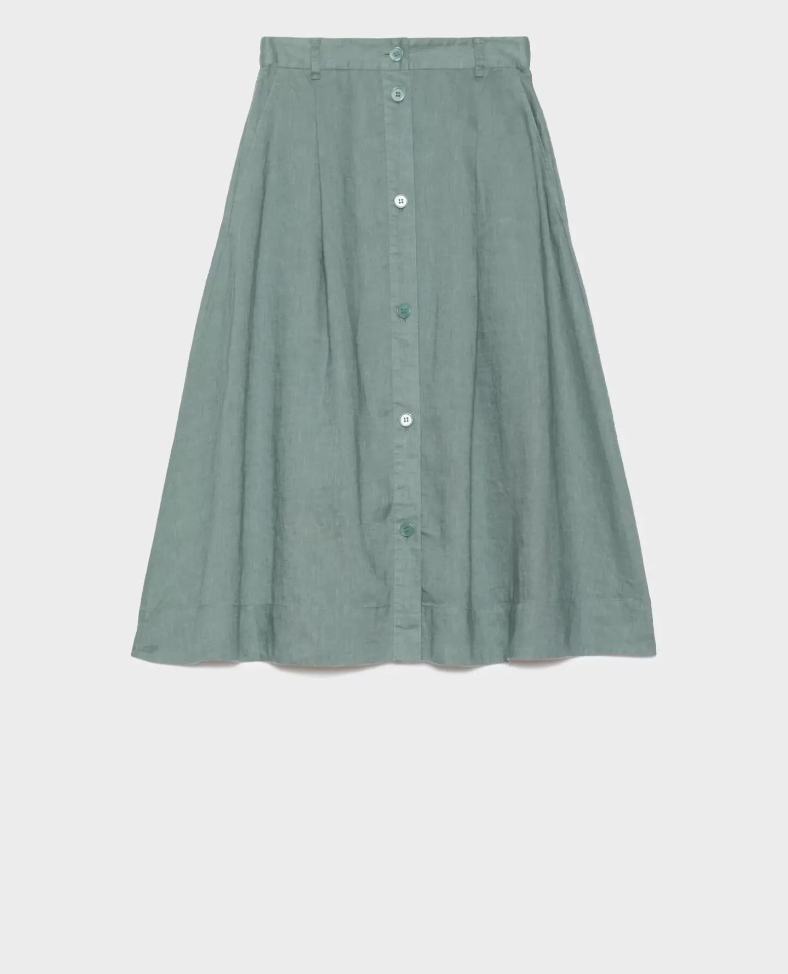 Femme Comptoir des Cotonniers Jupe Midi En Lin