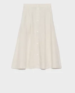 Femme Comptoir des Cotonniers Jupe Midi En Lin