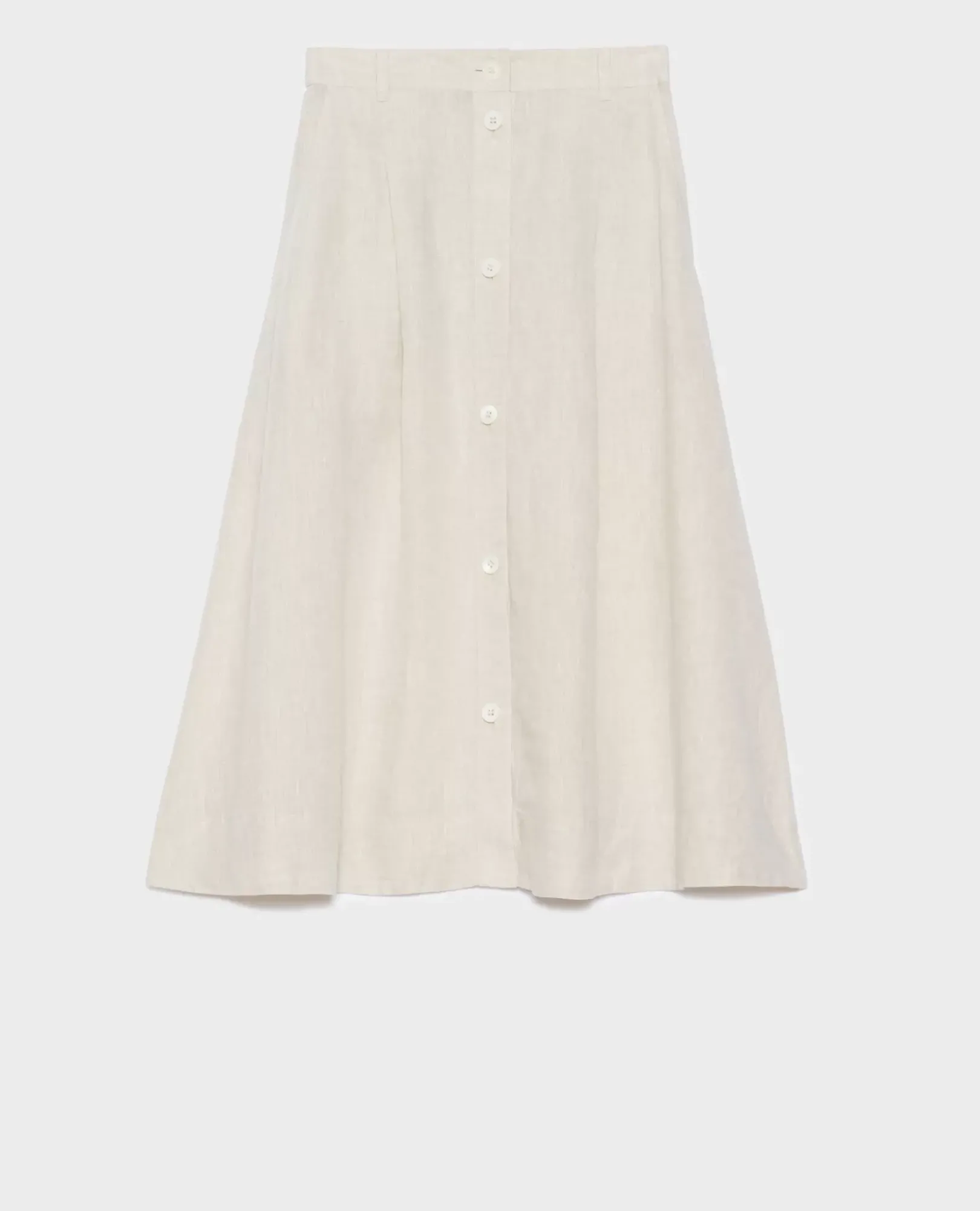 Femme Comptoir des Cotonniers Jupe Midi En Lin