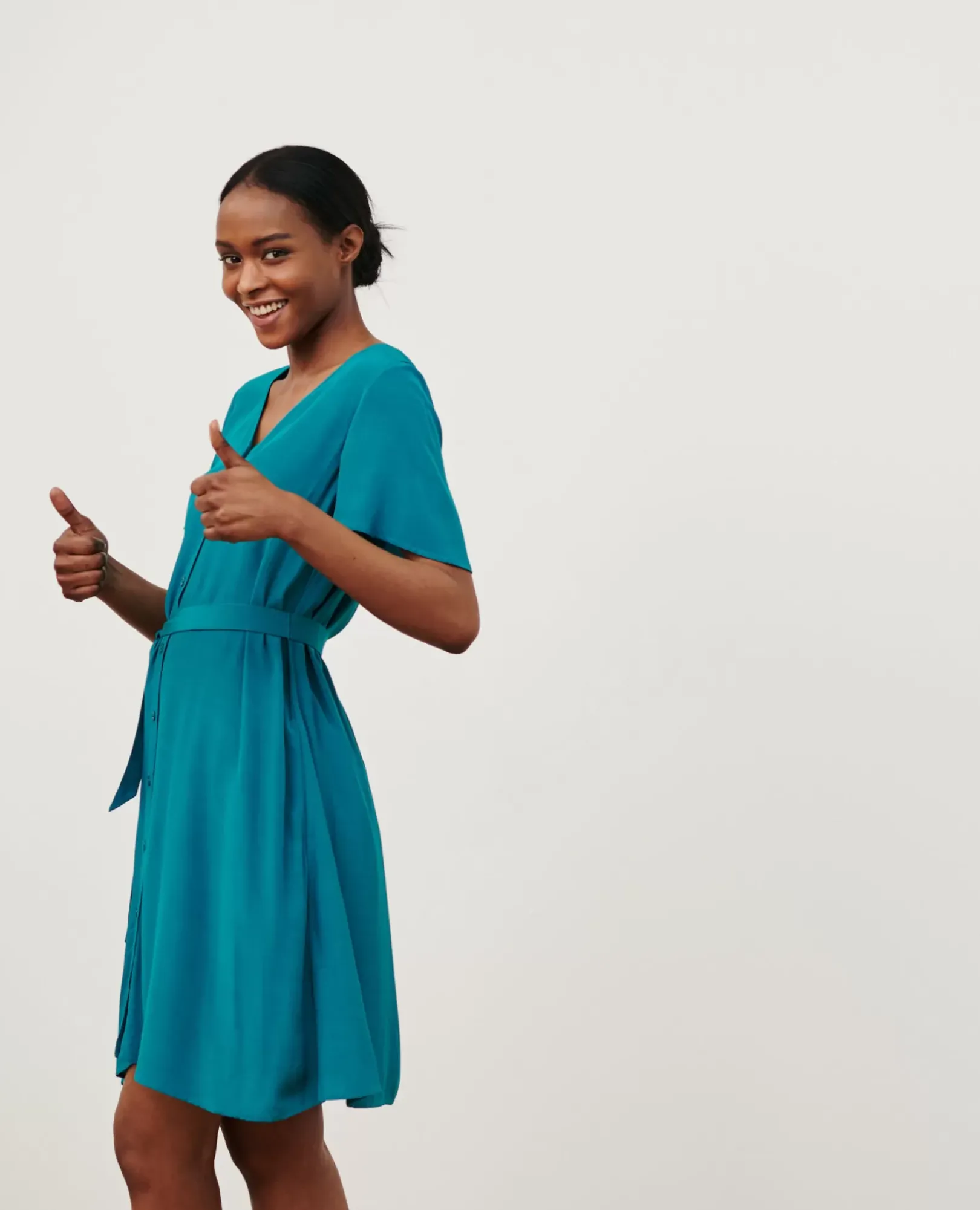 Femme Comptoir des Cotonniers Laetitia - Robe Courte Fluide