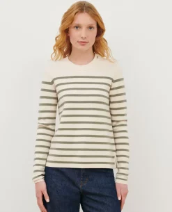 Femme Comptoir des Cotonniers Maddy - Pull Marin En Laine Merinos