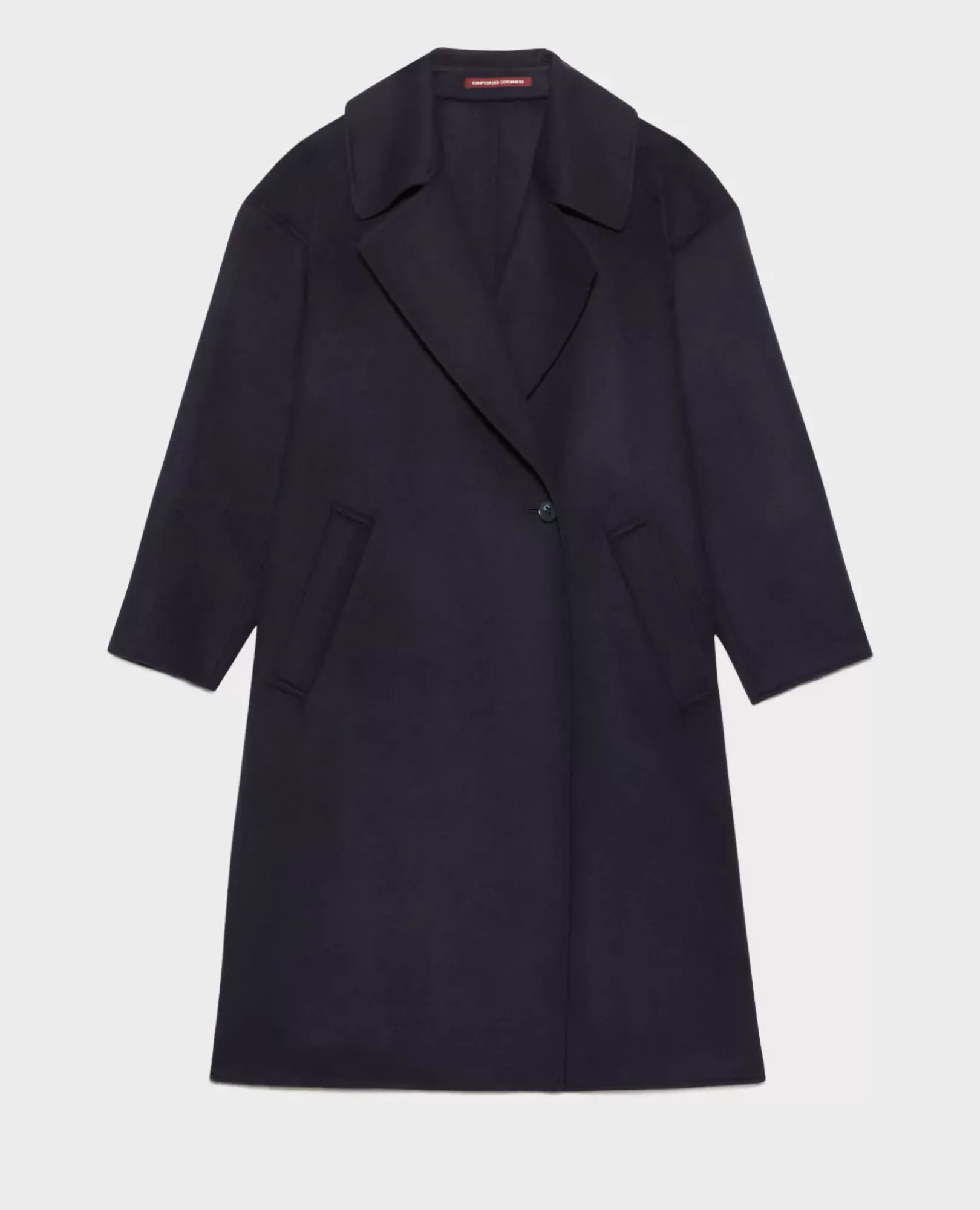 Femme Comptoir des Cotonniers Manteau Double Face Laine Et Cachemire