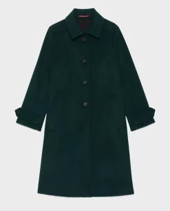 Femme Comptoir des Cotonniers Manteau Droit Laine Texturee