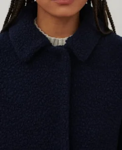 Femme Comptoir des Cotonniers Manteau Long En Laine Melangee