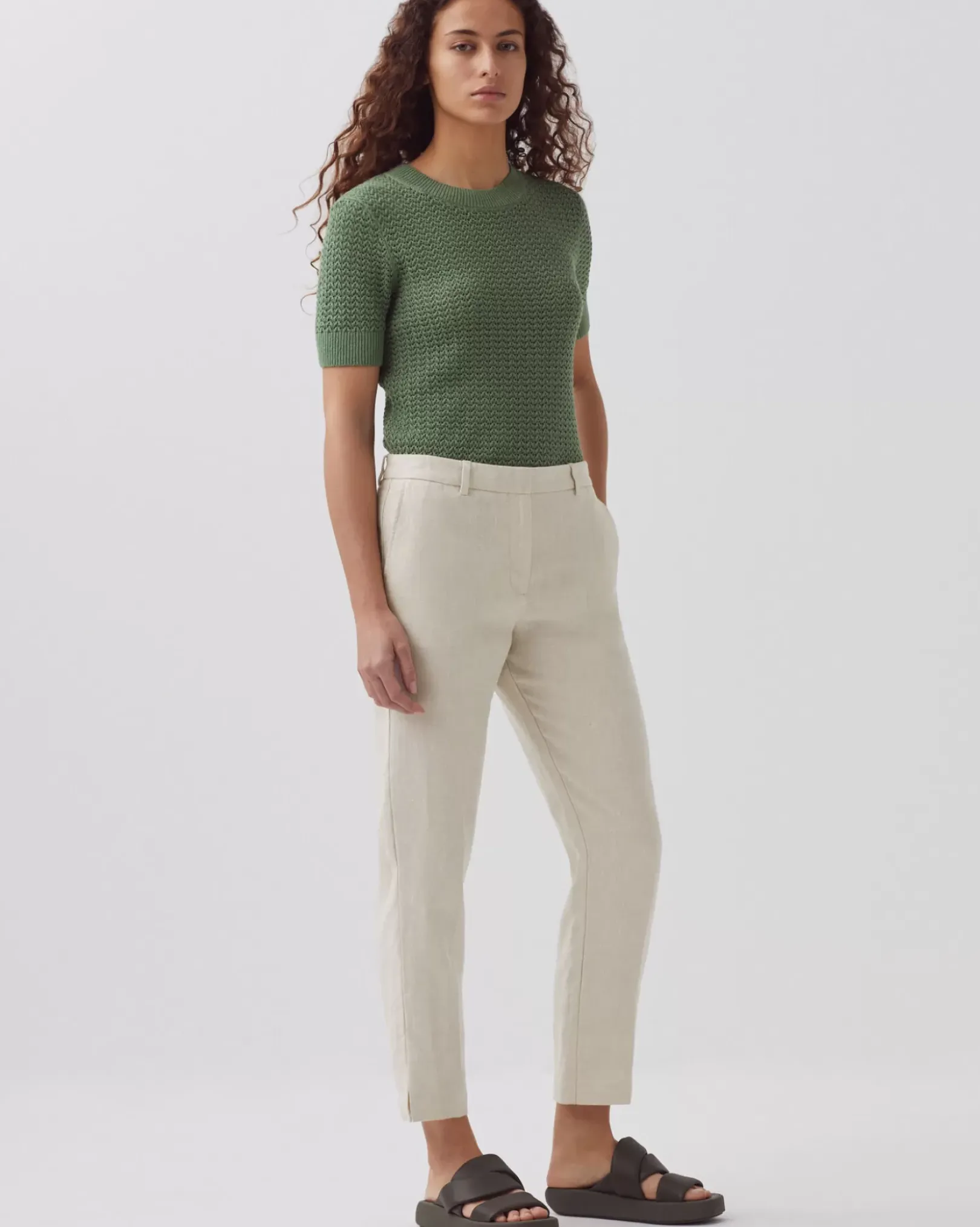 Femme Comptoir des Cotonniers Marguerite - Pantalon Cigarette