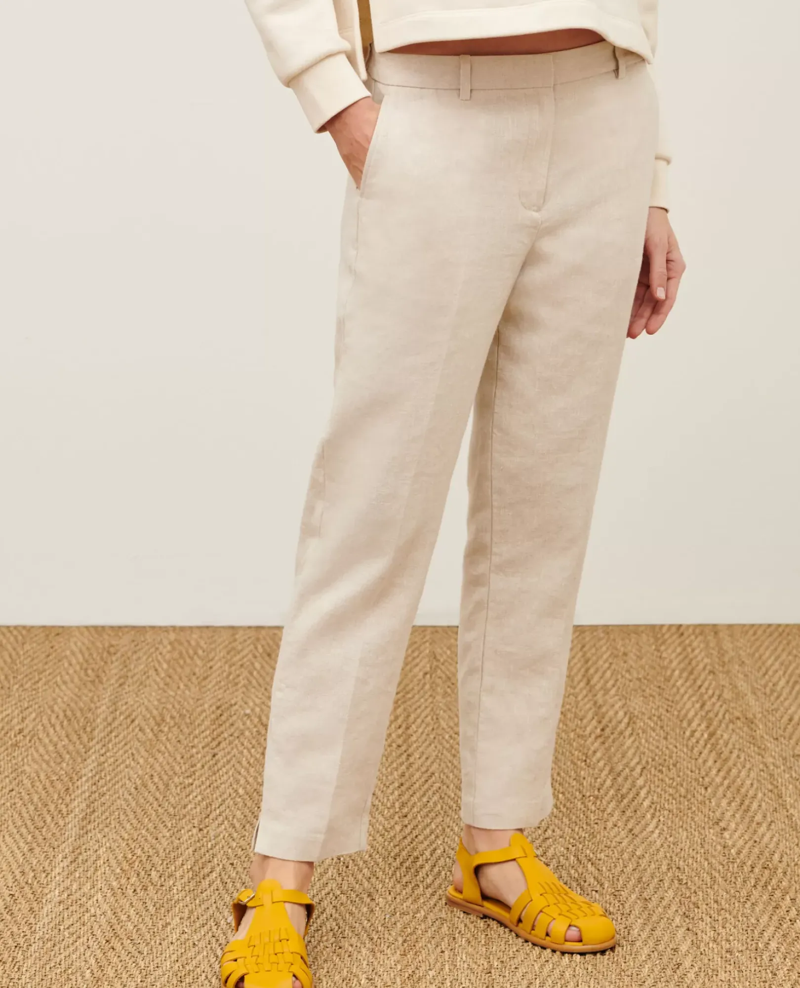 Femme Comptoir des Cotonniers Marguerite - Pantalon Cigarette