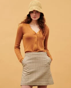 Femme Comptoir des Cotonniers Minijupe A Carreaux