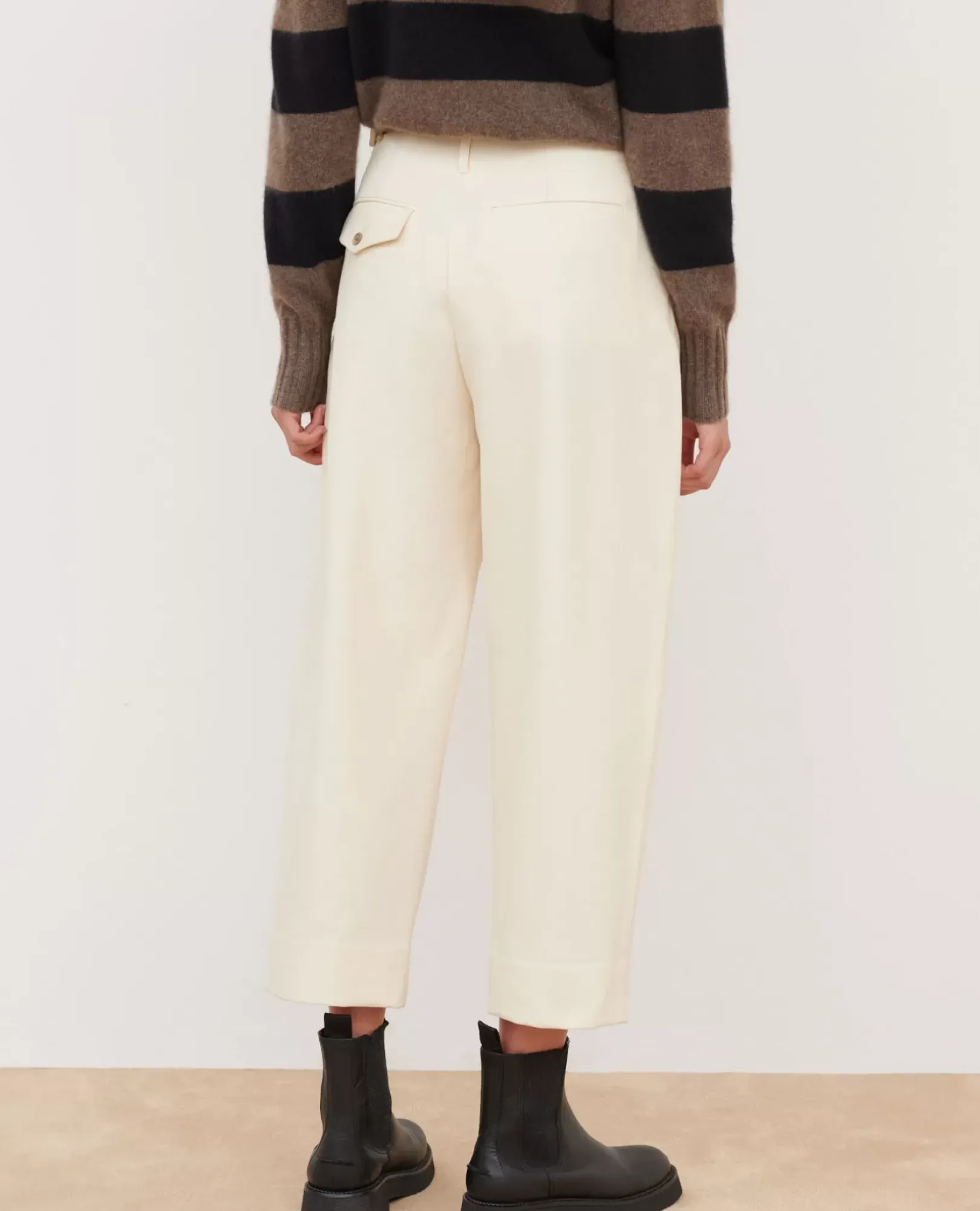 Femme Comptoir des Cotonniers Peggy - Pantalon En Twill De Jersey