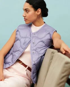 Femme Comptoir des Cotonniers Plume - Veste Sans Manches