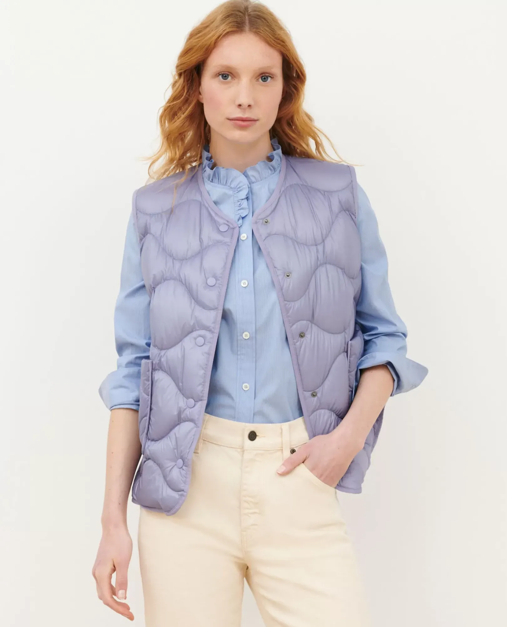Femme Comptoir des Cotonniers Plume - Veste Sans Manches