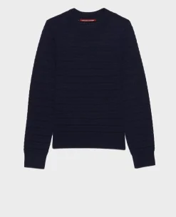 Femme Comptoir des Cotonniers Pull Ajoure En Laine Merinos