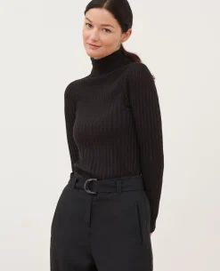 Femme Comptoir des Cotonniers Pull Chaussette En Laine Merinos
