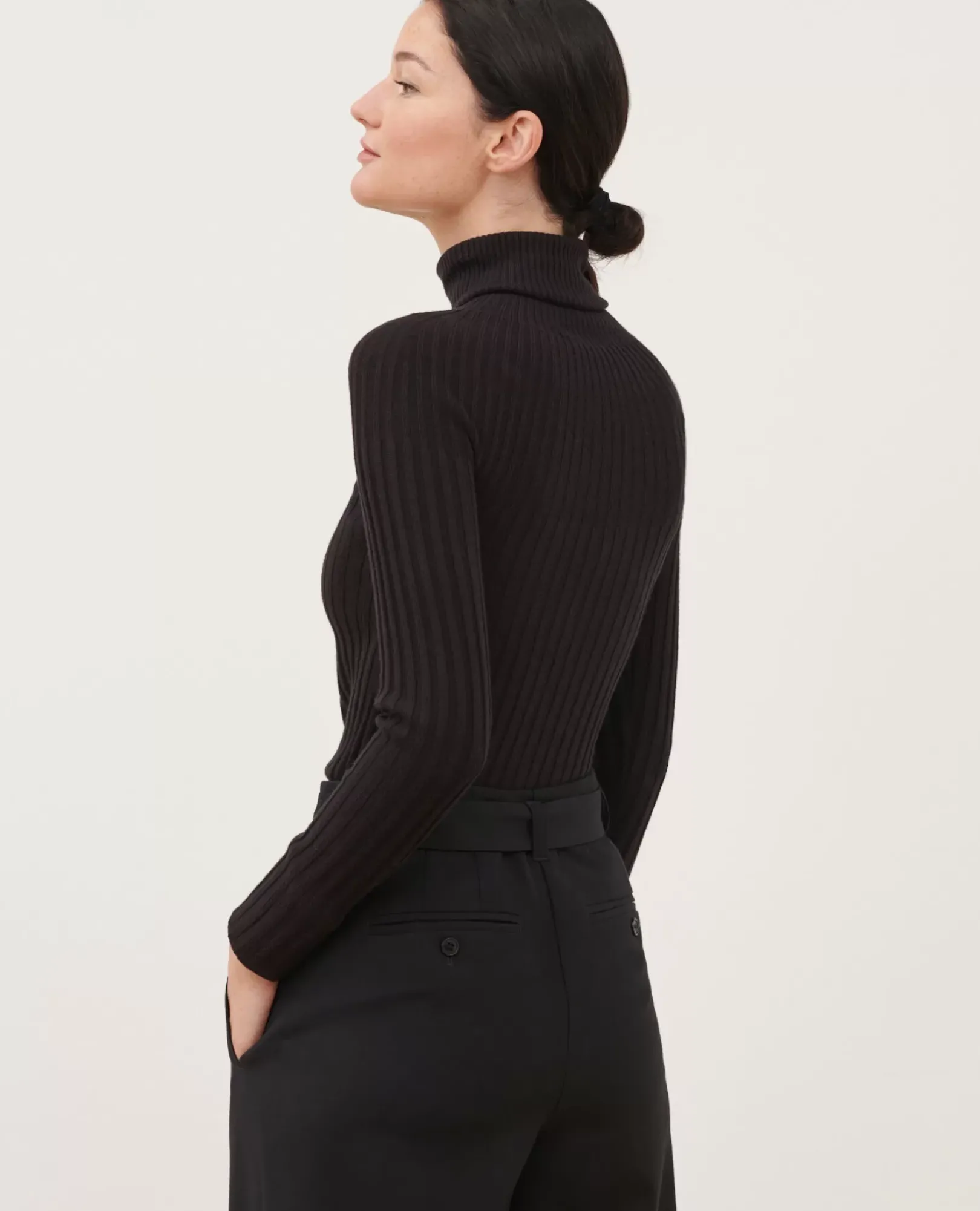 Femme Comptoir des Cotonniers Pull Chaussette En Laine Merinos