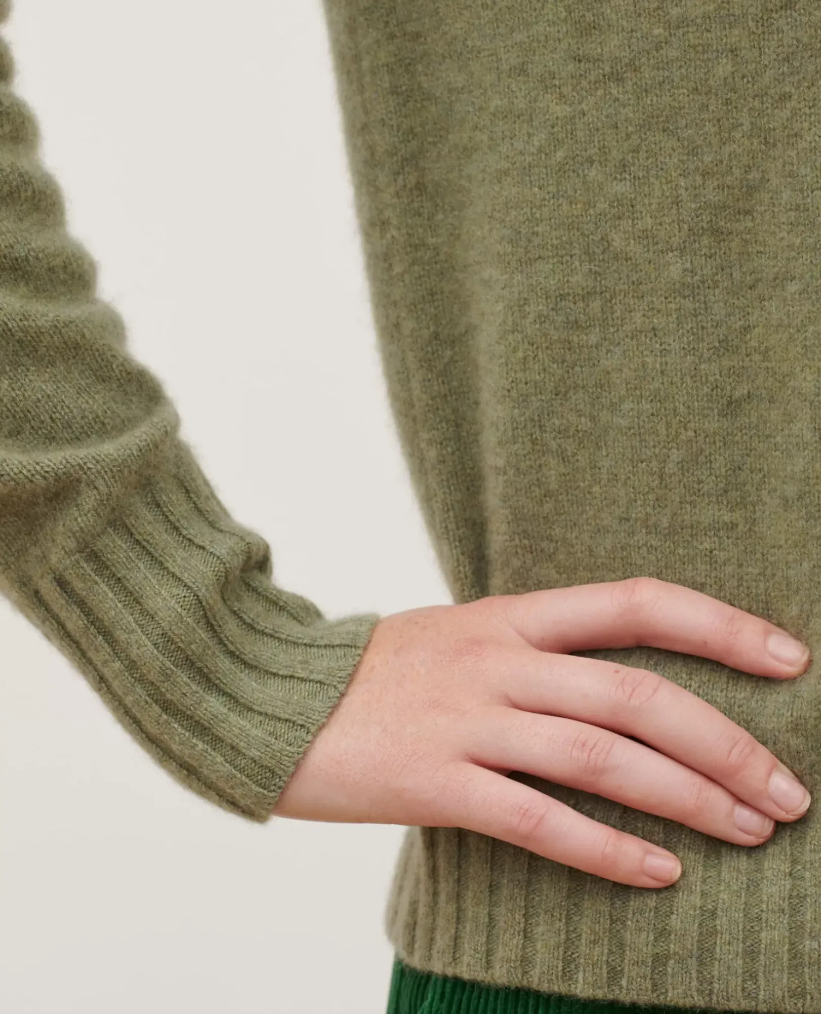 Femme Comptoir des Cotonniers Pull Col Montant En Cachemire