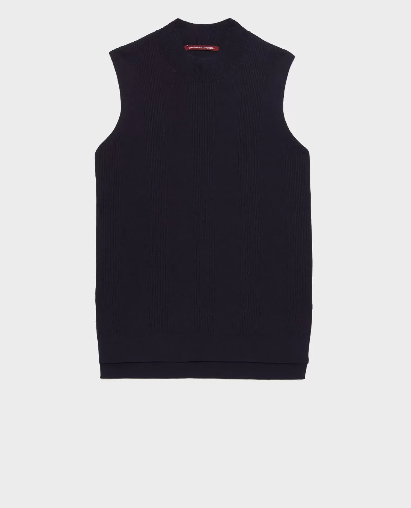 Femme Comptoir des Cotonniers Pull Debardeur En Coton