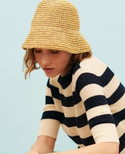 Femme Comptoir des Cotonniers Pull Manches Courtes En Lin