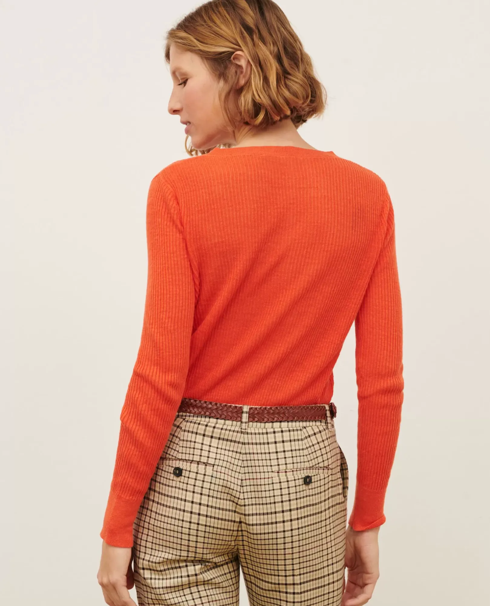 Femme Comptoir des Cotonniers Pull Texture En Lin