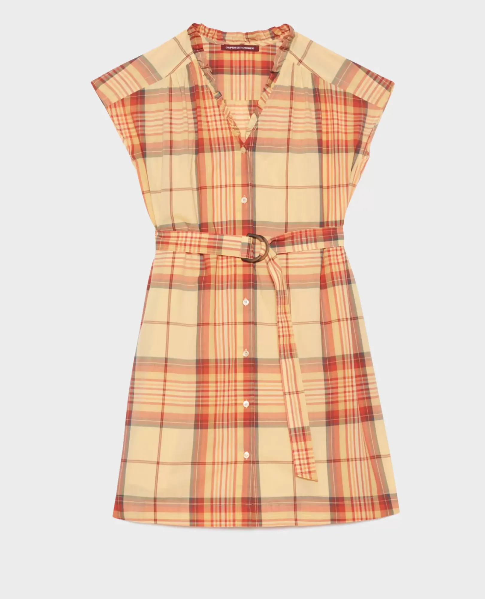 Femme Comptoir des Cotonniers Robe Chemise En Coton