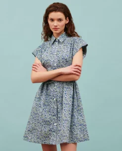 Femme Comptoir des Cotonniers Robe Courte En Coton