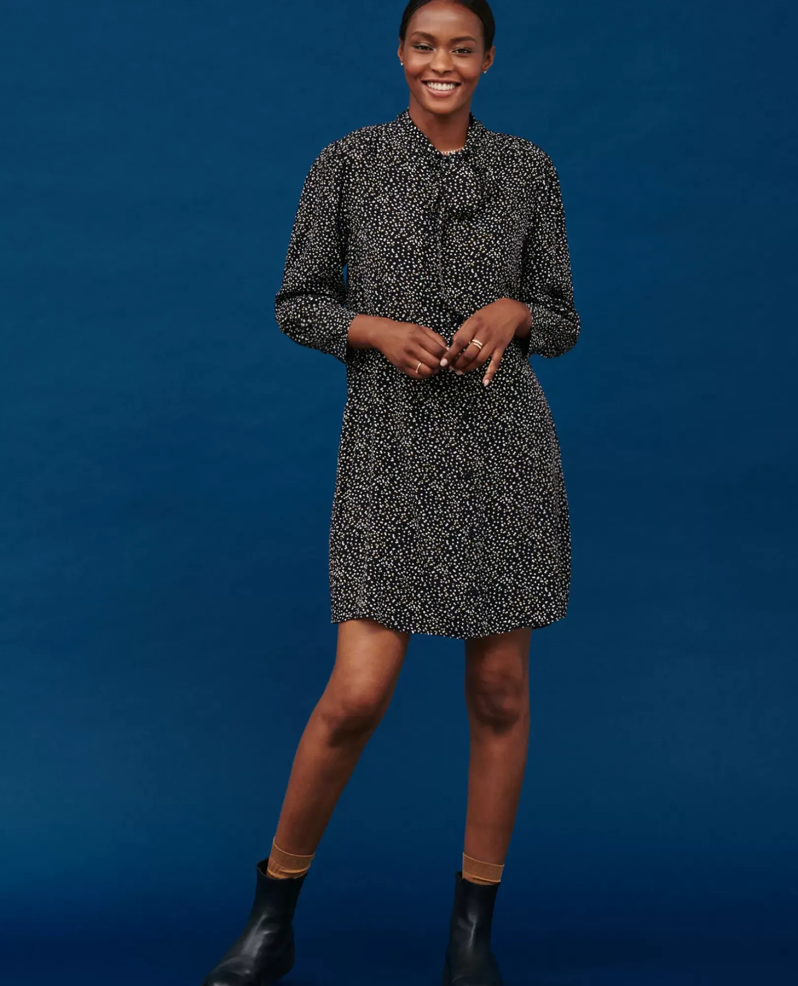 Femme Comptoir des Cotonniers Robe Courte Imprimee