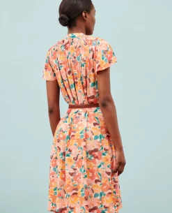 Femme Comptoir des Cotonniers Robe Fluide Imprimee