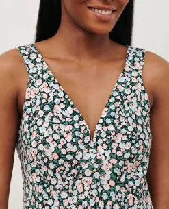 Femme Comptoir des Cotonniers Robe Longue Imprimee