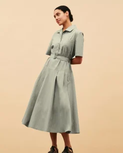 Femme Comptoir des Cotonniers Robe Midi En Coton