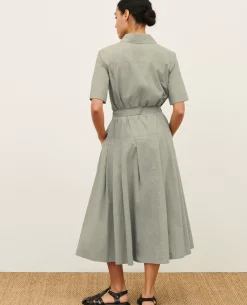 Femme Comptoir des Cotonniers Robe Midi En Coton