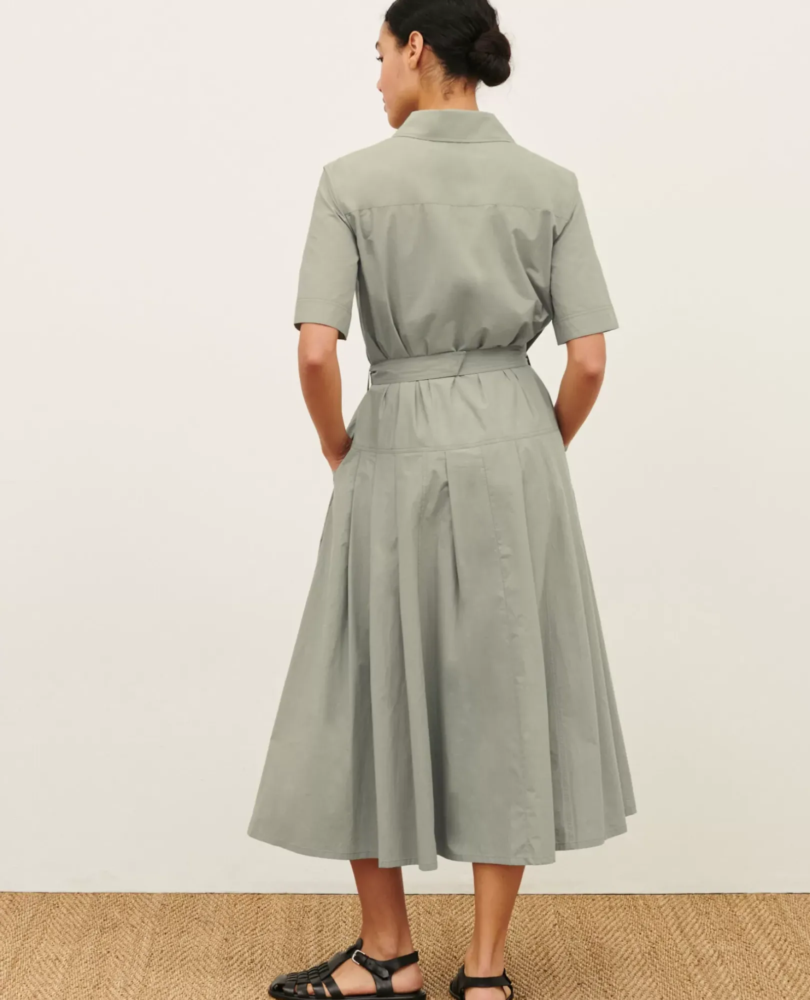 Femme Comptoir des Cotonniers Robe Midi En Coton