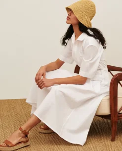 Femme Comptoir des Cotonniers Robe Midi En Coton