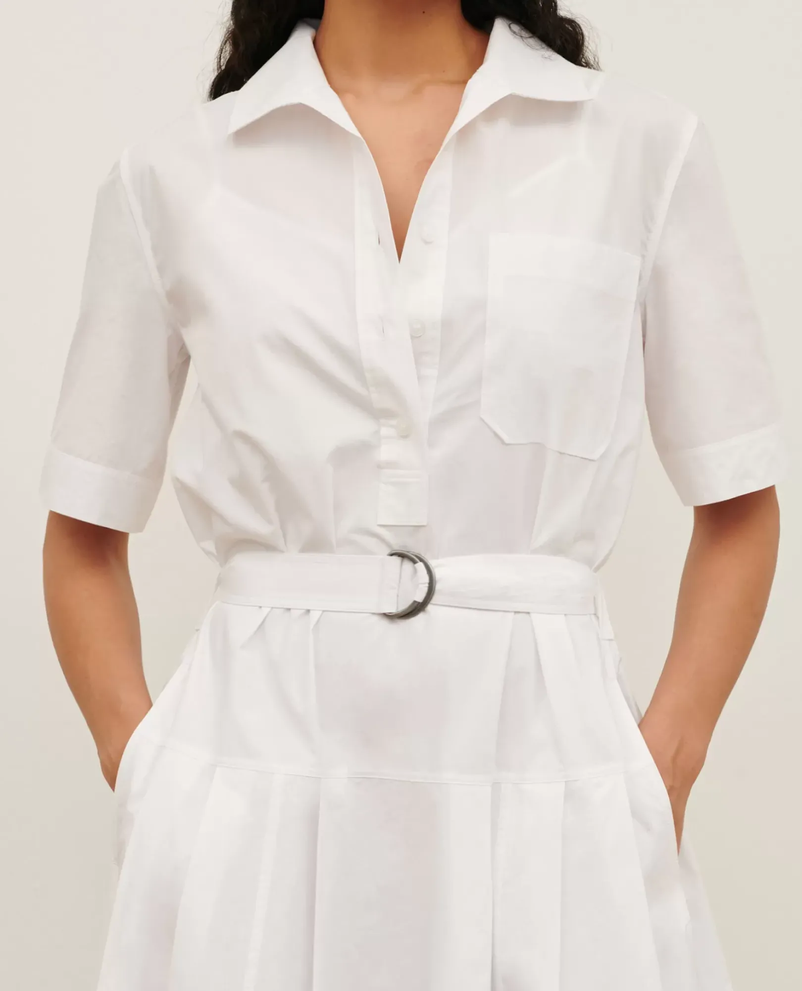 Femme Comptoir des Cotonniers Robe Midi En Coton